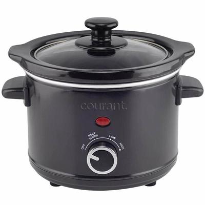 KENMORE Kenmore 5 qt (4.7L) Slow Cooker, Black and Grey, Compact Countertop  Cooking, Simple Dial Control KKSC5QB - The Home Depot