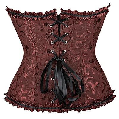 Gothic Steampunk Corset Bustier For Women S Renaissance Pirate Corsets  Medieval Straps Vest Halloween Bodice Plus Size Corselete