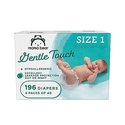 Brand - Mama Bear Gentle Touch Diapers, Hypoallergenic, Size 3 (42  Count), White, Pack of 1