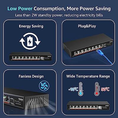 MokerLink Store - 8 Port 2.5G Ethernet Switch with 10G SFP