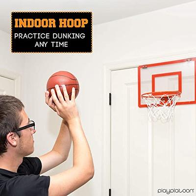 Play Platoon Bedroom Basketball Hoop with Ball - Over Door Basketball Hoop  Indoor Wall Basketball Hoop for