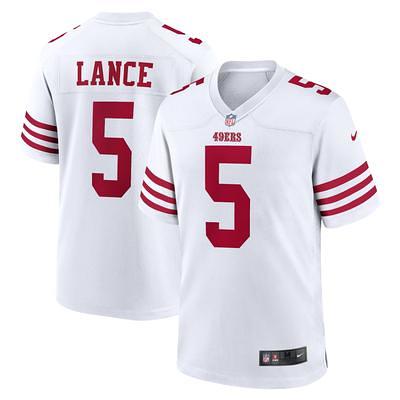 Nike Youth San Francisco 49ers Trey Lance #5 Alternate Black Game Jersey