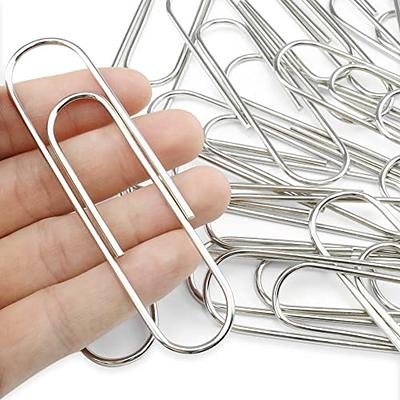 Jumbo Paper Clips, 40 Pcs 4 Inches Large Paper Clip Holder Vinyl Coated