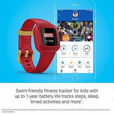 Garmin vivofit jr. 3, Fitness Tracker for Kids, Swim-Friendly, Up