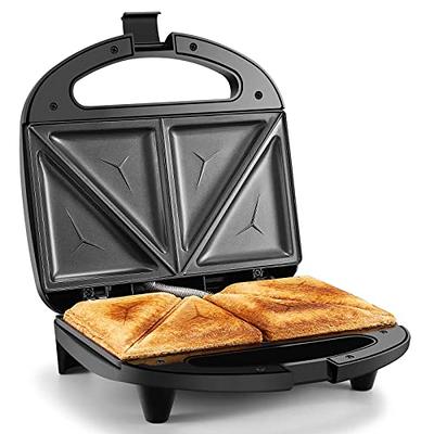 George Foreman GRS040BC 2-Serving Classic Plate Electric Indoor Grill and Panini Press - Black with Copper Plates