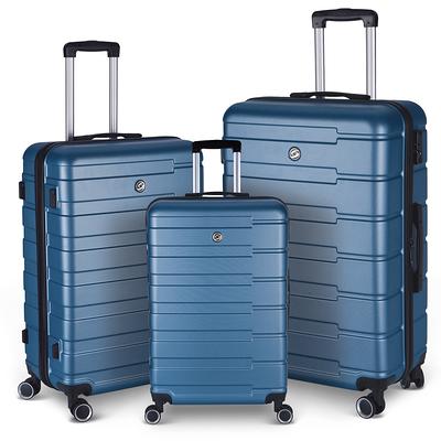 Dukap Intely Smart 3pc Hardside Checked Luggage Set With Integrated Weight  Scale And Usb Port : Target