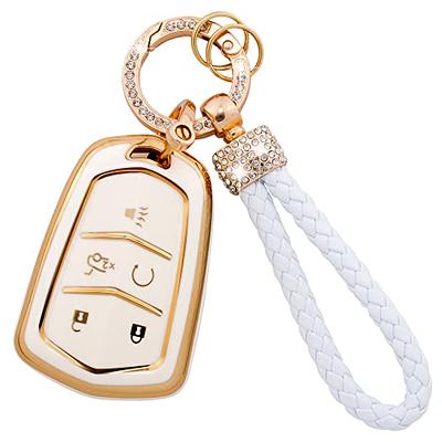  CARFIB for BMW Key Fob Cover Accessories Bling 3 4 5 6