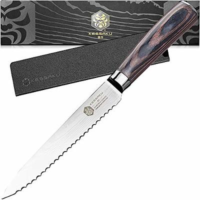  PAUDIN 3-Piece Damascus knife set, Razor Sharp Forging