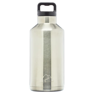 Ozark Trail Stainless Steel Bottle with Flip Straw Lid - Blue - 32 oz