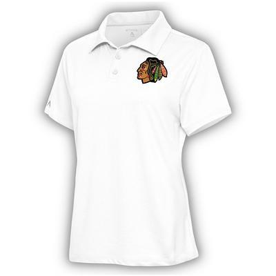 Women's Antigua White Chicago Sox Motivated Polo