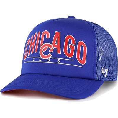 Pro Standard Chicago Cubs White/Royal Logo Snapback Hat