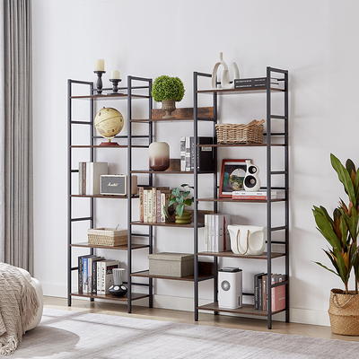 NUMENN 5 Tier Bookshelf, Tall Bookcase Shelf Storage Organizer