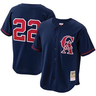 Greg Maddux Atlanta Braves Mitchell & Ness Cooperstown Collection Mesh  Batting Practice Button-Up Jersey - Navy