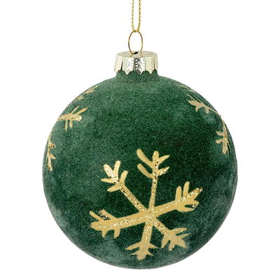 Northlight 4ct Clear and Frosted Winter Tree Glass Christmas Ball