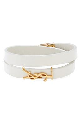 Yves Saint Laurent, Jewelry, Yves Saint Laurent Monogram Double Wrap  Bracelet