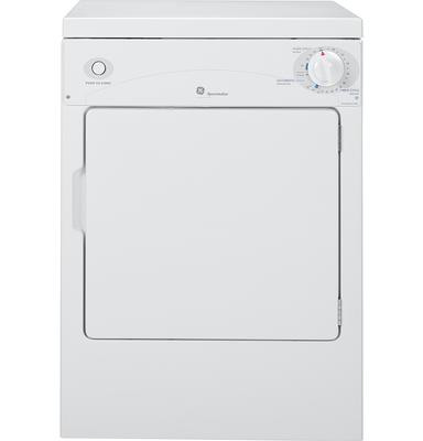 GE DSKP333EC 24 Inch 3.6 Cu. Ft. Spacemaker Portable 120 Volt Electric Dryer  White Laundry Appliances Dryers Electric Dryers - Yahoo Shopping