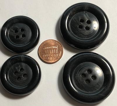 Black Wood Toggle Buttons