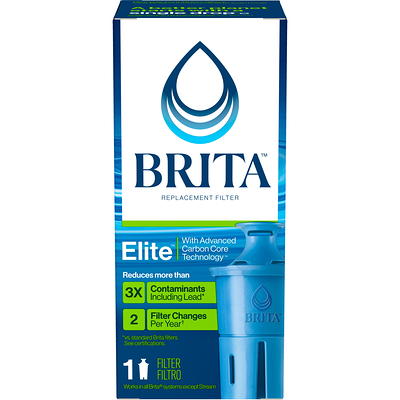 Brita Faucet Mount System Replacement Filter, Reduces Lead, Made Without  BPA, White, 2 Count