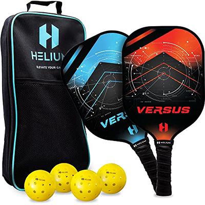  Graphite Pickleball Set with 2 Paddles, 4 Outdoor