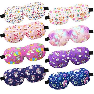  Unicorn Flowers Sleep Mask for Women Men Smooth Comfortable  Light Blocking Eye Mask Night Blindfold with Adjustable Strap for Travel  Sleeping Shift Work : Health & Household