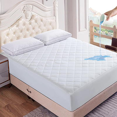 Washable Utopia Bedding Quilted Fitted Mattress Pad Microfiber