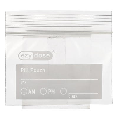 Skycase Pill Pouch Bags,(Pack of 100) Pill Pouches,Plastic Clear Resealable  Travel Zipper Pill Baggies,3 x 2.75 Daily Medicine Storage Pouches to  Hold Vitamin, Medication,Pills - Yahoo Shopping