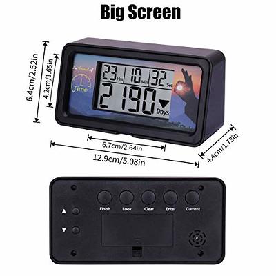  AIMILAR Digital Countdown Days Timer - 9999 Days Count Down  Days Timer with Backlight for Retirement Wedding Vacation Christmas New  Baby Classroom Lab Kitchen Cooking (Black) : Home & Kitchen