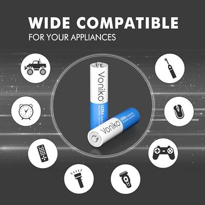 Powermax 24-Count AAA Batteries, Ultra Long Lasting Alkaline Battery,  10-Year Shelf Life, Reclosable Packaging