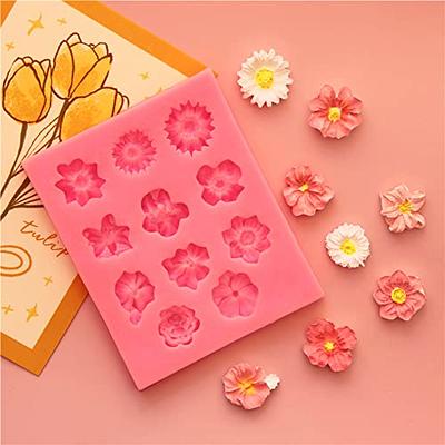 CYUHPYE Polymer Clay Molds for Crafts, Flower Silicone Mold