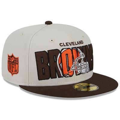 Men's New Era Black Cleveland Browns Camo 59FIFTY Fitted Hat