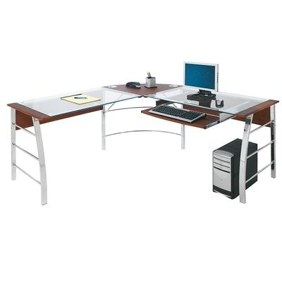 Realspace Magellan 59 W L Shape Corner Desk Espresso - Office Depot