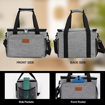 Portable Smart Insulated Thermal Black Cooler Bag Mini Lunch Box