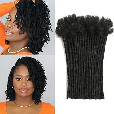 Popular Natural Color Human Hair Micro LOC Extensions Micro 0.2cm / 10 inch / 100 Locs