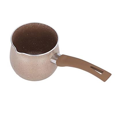 Small Milk Pot Melting Butter with Handle Cookware Coffee Pot Porridge  Cooking Pot Soup Pot