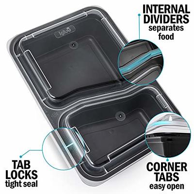 Edi [32 oz, 20 Sets] Plastic Deli Food Storage Containers with Airtight Lids | Microwave-, Freezer-, Dishwasher-Safe | BPA Free | Heavy-Duty | Meal