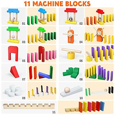 Colorful Wooden Dominoes Block Set with 200 Blocks- Classic Educational Game,  1 unit - Fry's Food Stores