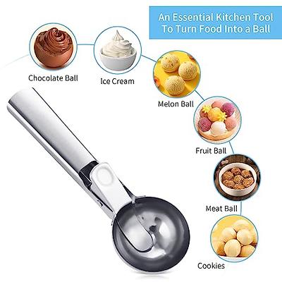 Stainless Steel Ice Cream Scoop, Ball Scoop - Temu