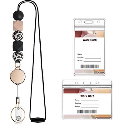 Retractable Cruise Lanyard for ID Badges and Keys with Badge