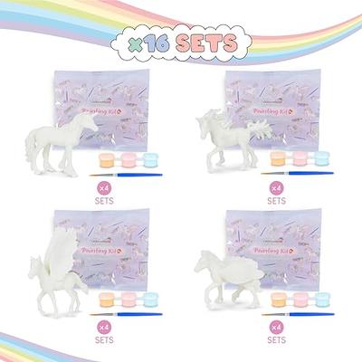 Unicorn Rainbow Birthday Party Favors Prizes Treat Box Goody for Kids 54  Pack
