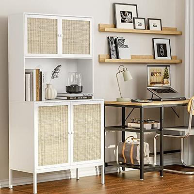 Kitchen Sideboard Storage Pantry Cupboard with Spacious Countertop