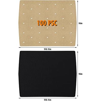 Unbleached Air Fryer Parchment Paper, 100 Pcs Perforated Square Air Fryer Liners for Ninja Foodi Grill 5-in-1 Ag301 4qt Air Fryer, Square Air Fryer