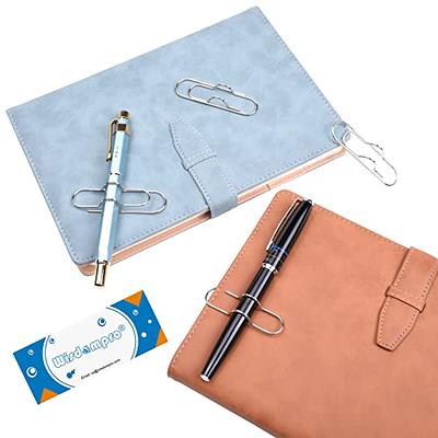 12pcs Pen Clips, Multi Function Pen Holder Clips Stainless Steel Pen Clip  Holder For Notebook, Books, Journal, Clipboard, Planner,paper(gold)