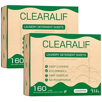 Free & Clear Laundry Detergent Sheets - 64 Loads - Everspring