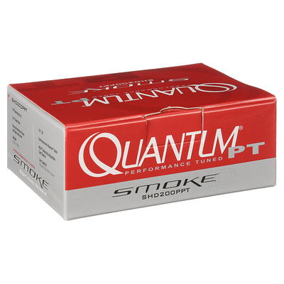 Quantum Smoke HD Baitcast Fishing Reel, Size 200 Reel, Right-Hand Retrieve,  Continuous Anti-Reverse Clutch