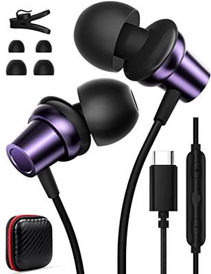 USB C Headphones for Samsung Galaxy S23 Ultra S22 S21 FE S20 A54 A53 USB C  Earphones with Microphone in-Ear Headphones Wired Earbuds USB Type C