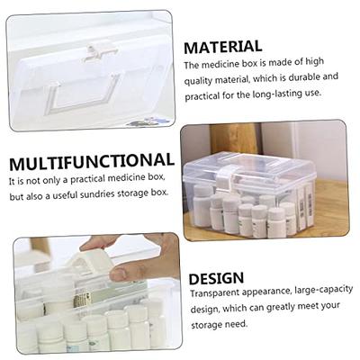 Rectangle Transparent Large Capacity Plastic Storage Box Container