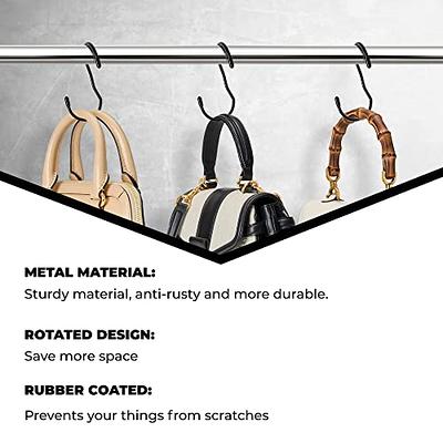 Handbag Hangers, Purse Handbag Holder 2 Pack Metal Space Saving