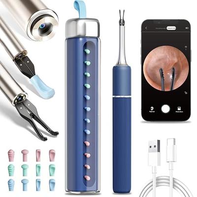 Ear Wax Removal Tool, Ear Tweezers with 10 Megapixel Ear Camera, Note 5 Ear  Wax Removal Kit with 12 Pcs Ear Scoops, 4-in-1 Ear Cleaner with Ear Pick &  Tweezers Mode, Blue - Yahoo Shopping