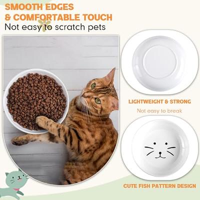 Cat Food Mat, Fish Cute Bowl Dish New Pet Feeding Water Eating Portable  Placemat Waterproof Lover Gift