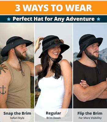 Mens Side Snap Safari Hat  Hats for men, Safari hat, Hats